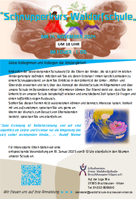 Schnupperkurs ErzieherInnen